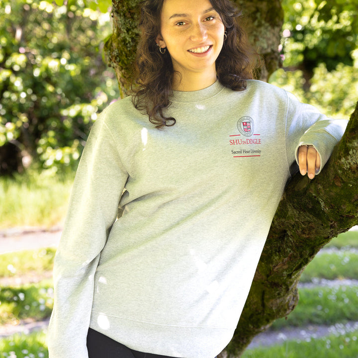 🔥 Sacred Heart University Dingle Sweatshirt – Sustainable &amp; Ethically Made 🌍

Show your Sacred Heart University Dingle pride in style with this premium sustainable sweatshirt! Designed for comfort, durability, and eco-consciousness, this ethically crafted sweatshirt is perfect for students, alumni, and supporters.
