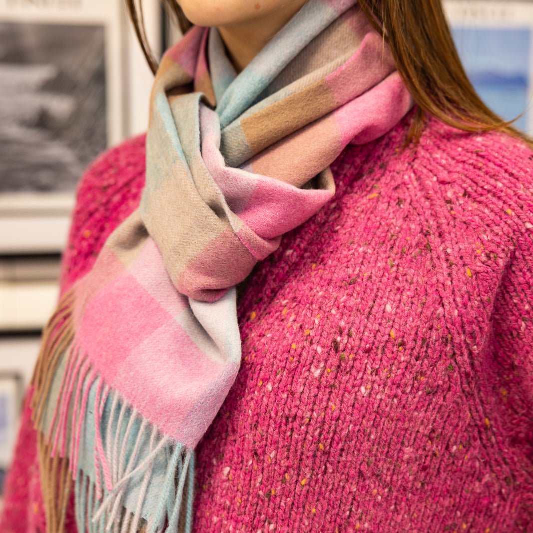100% Lambswool Scarves – Luxury, Warmth &amp; Timeless Style

Discover the epitome of warmth and luxury with our 100% Lambswool Scarves, available exclusively at The Dingle Woollen Company and McKenna&