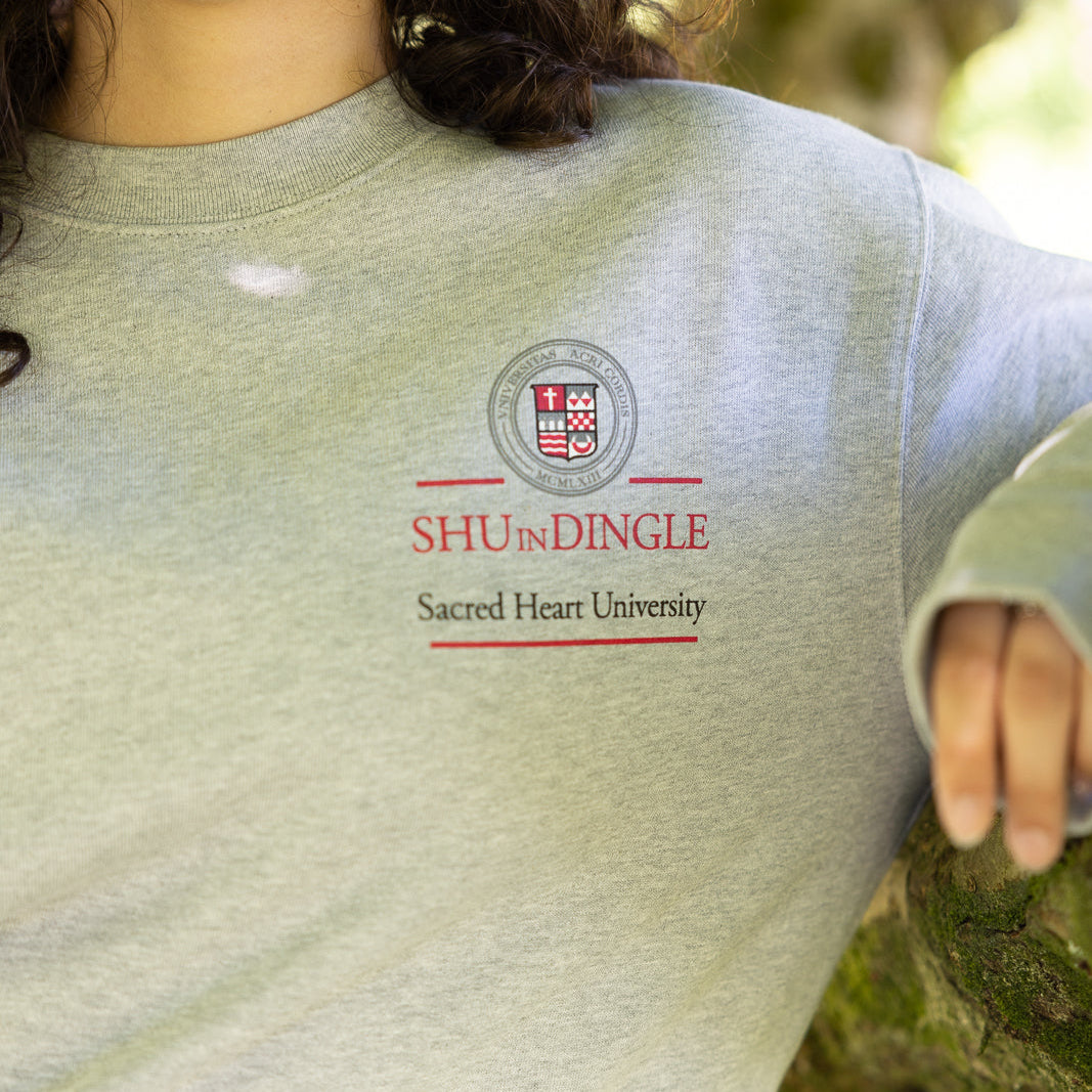 🔥 Sacred Heart University Dingle Sweatshirt – Sustainable &amp; Ethically Made 🌍

Show your Sacred Heart University Dingle pride in style with this premium sustainable sweatshirt! Designed for comfort, durability, and eco-consciousness, this ethically crafted sweatshirt is perfect for students, alumni, and supporters.