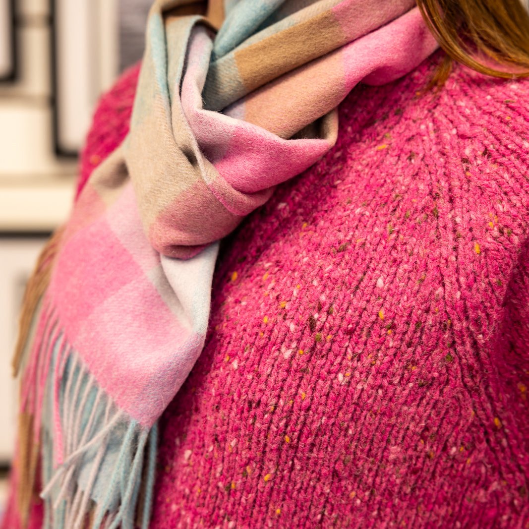 100% Lambswool Scarves – Luxury, Warmth &amp; Timeless Style

Discover the epitome of warmth and luxury with our 100% Lambswool Scarves, available exclusively at The Dingle Woollen Company and McKenna&