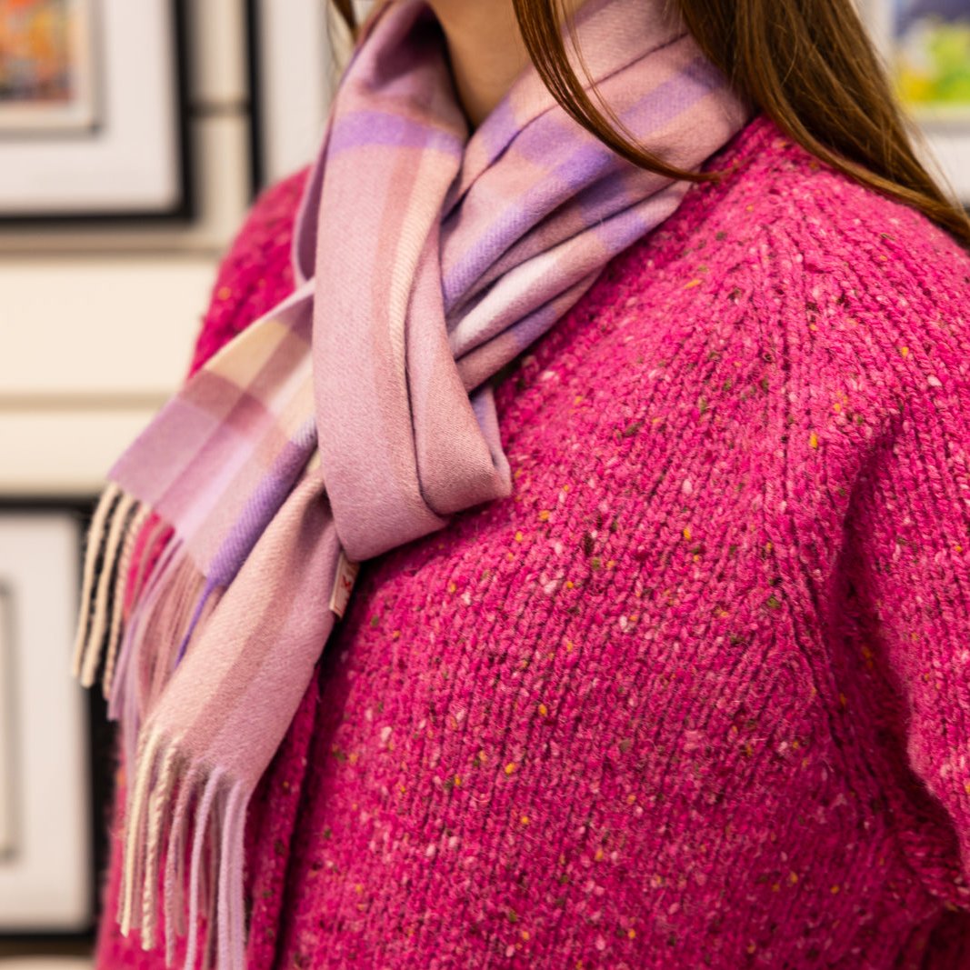 100% Lambswool Scarves – Luxury, Warmth &amp; Timeless Style

Discover the epitome of warmth and luxury with our 100% Lambswool Scarves, available exclusively at The Dingle Woollen Company and McKenna&