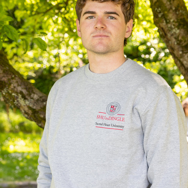 🔥 Sacred Heart University Dingle Sweatshirt – Sustainable &amp; Ethically Made 🌍

Show your Sacred Heart University Dingle pride in style with this premium sustainable sweatshirt! Designed for comfort, durability, and eco-consciousness, this ethically crafted sweatshirt is perfect for students, alumni, and supporters.
