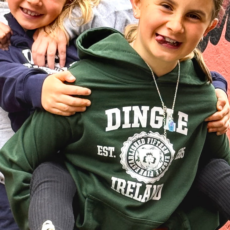 Featuring our Dingle design, this soft and comfortable hoodie is perfect for everyday wear, holidays and keeping warm on cooler Irish days.