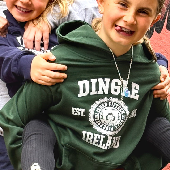 Featuring our Dingle design, this soft and comfortable hoodie is perfect for everyday wear, holidays and keeping warm on cooler Irish days.