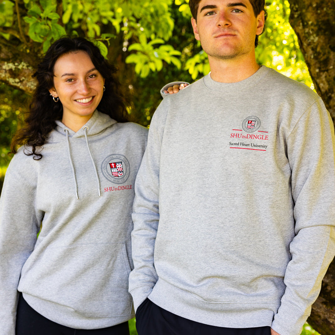 🔥 Sacred Heart University Dingle Sweatshirt – Sustainable &amp; Ethically Made 🌍

Show your Sacred Heart University Dingle pride in style with this premium sustainable sweatshirt! Designed for comfort, durability, and eco-consciousness, this ethically crafted sweatshirt is perfect for students, alumni, and supporters.