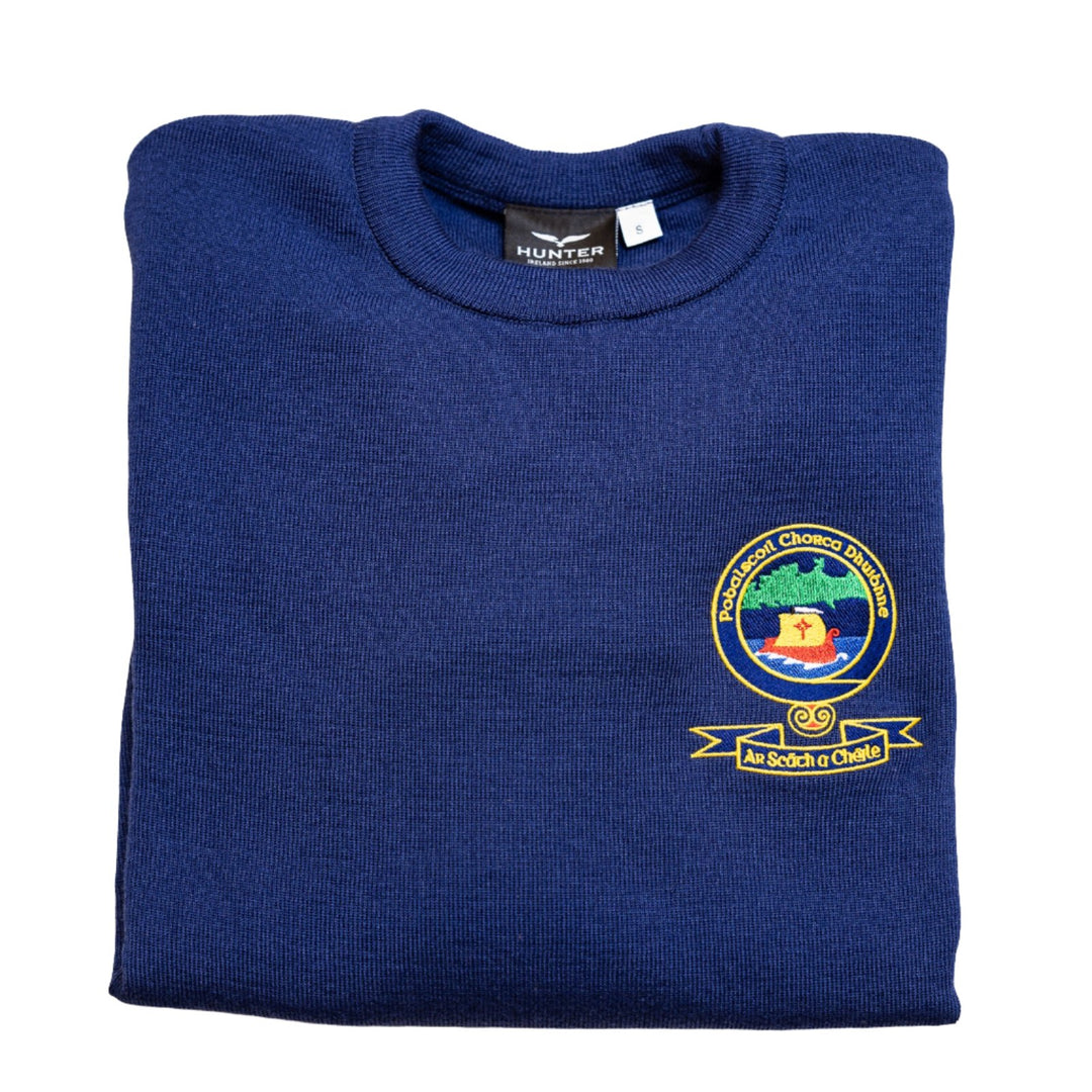 This&amp;nbsp;PCD boys’ school jumper features a classic round neck, school crest 🏫, and a durable 50% wool &amp;amp; 50% acrylic blend for warmth and easy care. Perfect for everyday school wear, this blue/navy school jumper combines comfort, style, and practicality.

✨ Key Features:

✅ Round neck for easy layering,&amp;nbsp;

✅ School crest embroidery for a polished look

✅ 50% wool &amp;amp; 50% acrylic for durability &amp;amp; warmth

✅ Blue/navy color – classic and versatile

✅ Fit - Accurate size, one length for all size