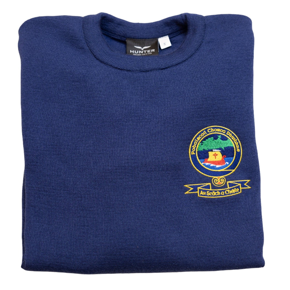 This&nbsp;PCD boys’ school jumper features a classic round neck, school crest 🏫, and a durable 50% wool &amp; 50% acrylic blend for warmth and easy care. Perfect for everyday school wear, this blue/navy school jumper combines comfort, style, and practicality.

✨ Key Features:

✅ Round neck for easy layering,&nbsp;

✅ School crest embroidery for a polished look

✅ 50% wool &amp; 50% acrylic for durability &amp; warmth

✅ Blue/navy color – classic and versatile

✅ Fit - Accurate size, one length for all size
