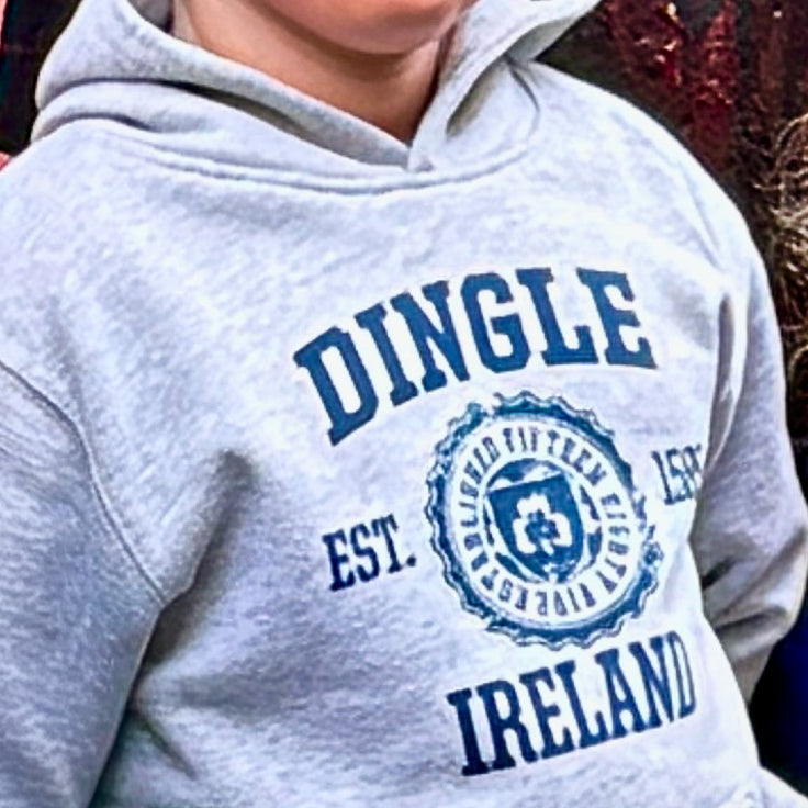 Featuring our Dingle design, this soft and comfortable hoodie is perfect for everyday wear, holidays and keeping warm on cooler Irish days.