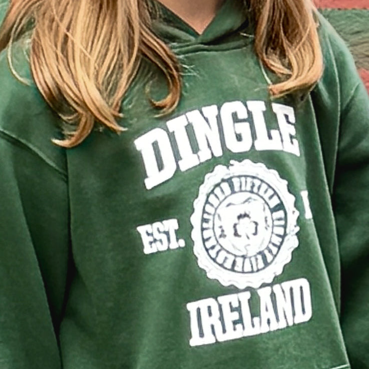 Featuring our Dingle design, this soft and comfortable hoodie is perfect for everyday wear, holidays and keeping warm on cooler Irish days.
